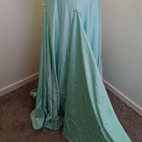 Mint professional bellydance costume - Picture 6 of 7